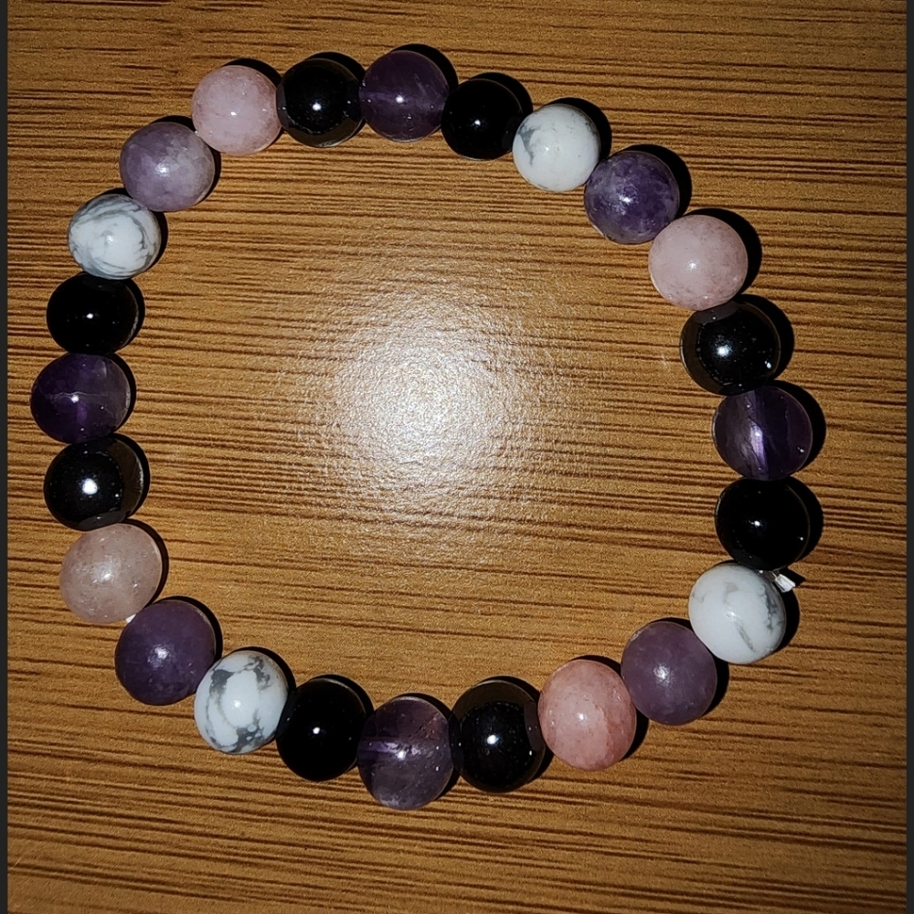 Handmade Anxiety beaded bracelet
